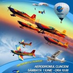 Spectacol aviatic la Aerodromul Clinceni