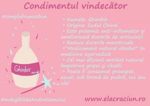 Ghimbirul, condimentul vindecator