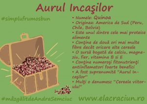 "Superalimentul" de aur: Quinoa