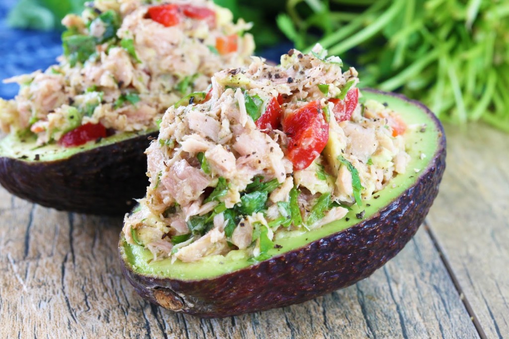 Healthy Tuna Stuffed Avocado 2