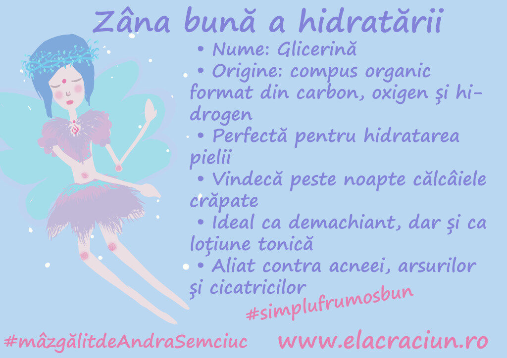 Pentru o piele ultra-hidratată, folosiți glicerină!