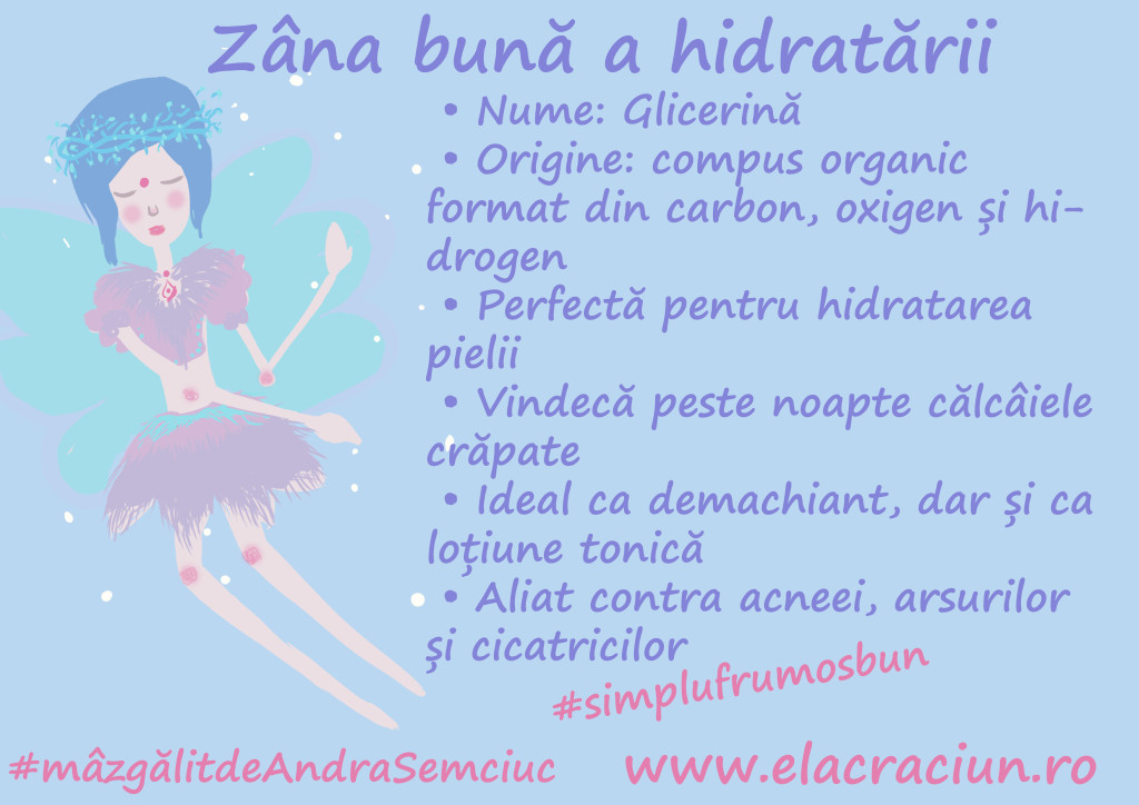 Pentru o piele ultra-hidratată, folosiți glicerină!