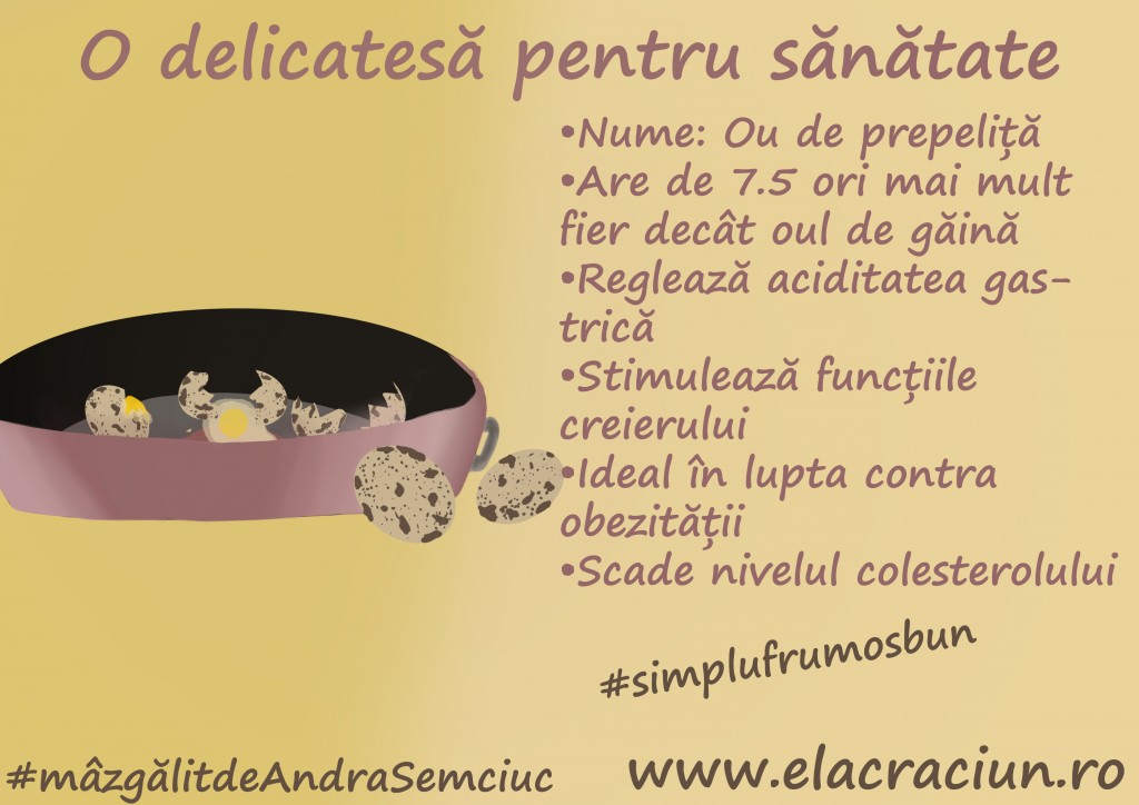 Un revitalizant pentru orice vârstă: oul de prepeliță