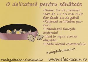 Un revitalizant pentru orice vârstă: oul de prepeliță