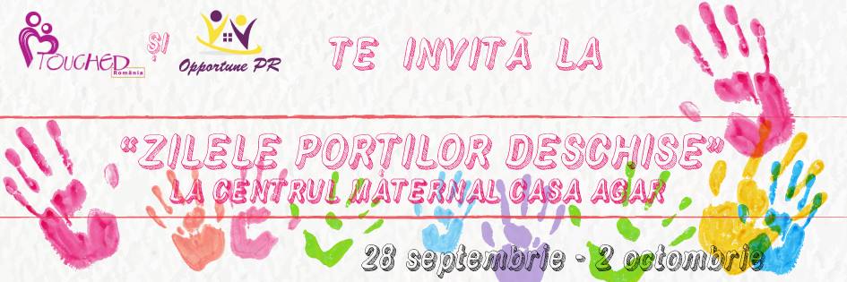 Vino alături de mine la Ziua Portilor Deschise la Casa Agar!