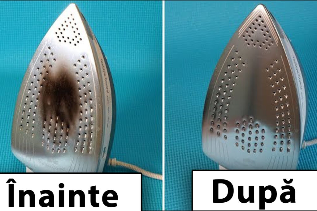Cum cureți CORECT fierul de călcat - Metode la îndemâna oricui