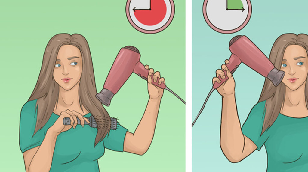 5 greșeli pe care majoritatea dintre noi le facem când folosim un uscător de păr