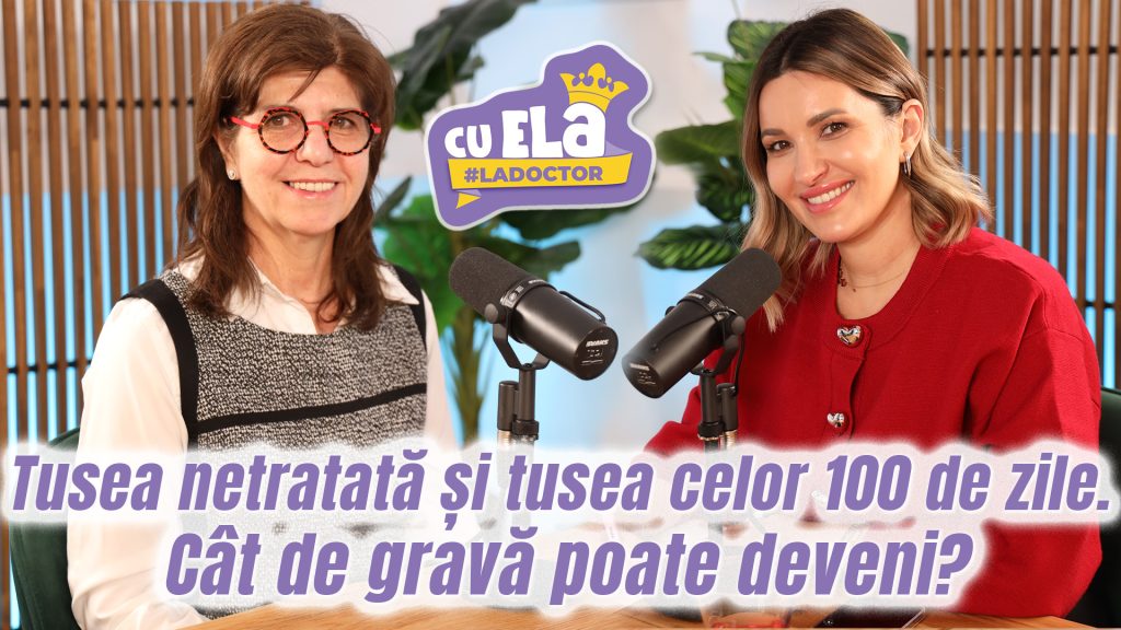 Cu Ela la doctor - Episodul #36 Ce este tusea de 100 de zile și cât de gravă poate deveni TUSEA NETRATATĂ - dr. Irina Strâmbu