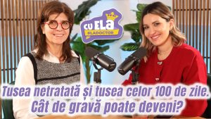 Cu Ela la doctor - Episodul #36 Ce este tusea de 100 de zile și cât de gravă poate deveni TUSEA NETRATATĂ - dr. Irina Strâmbu